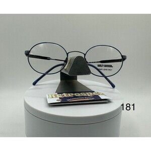 Vintage eyeglasses NOS Round Style Blue Harley Davidson 75 90s-00s Y2K